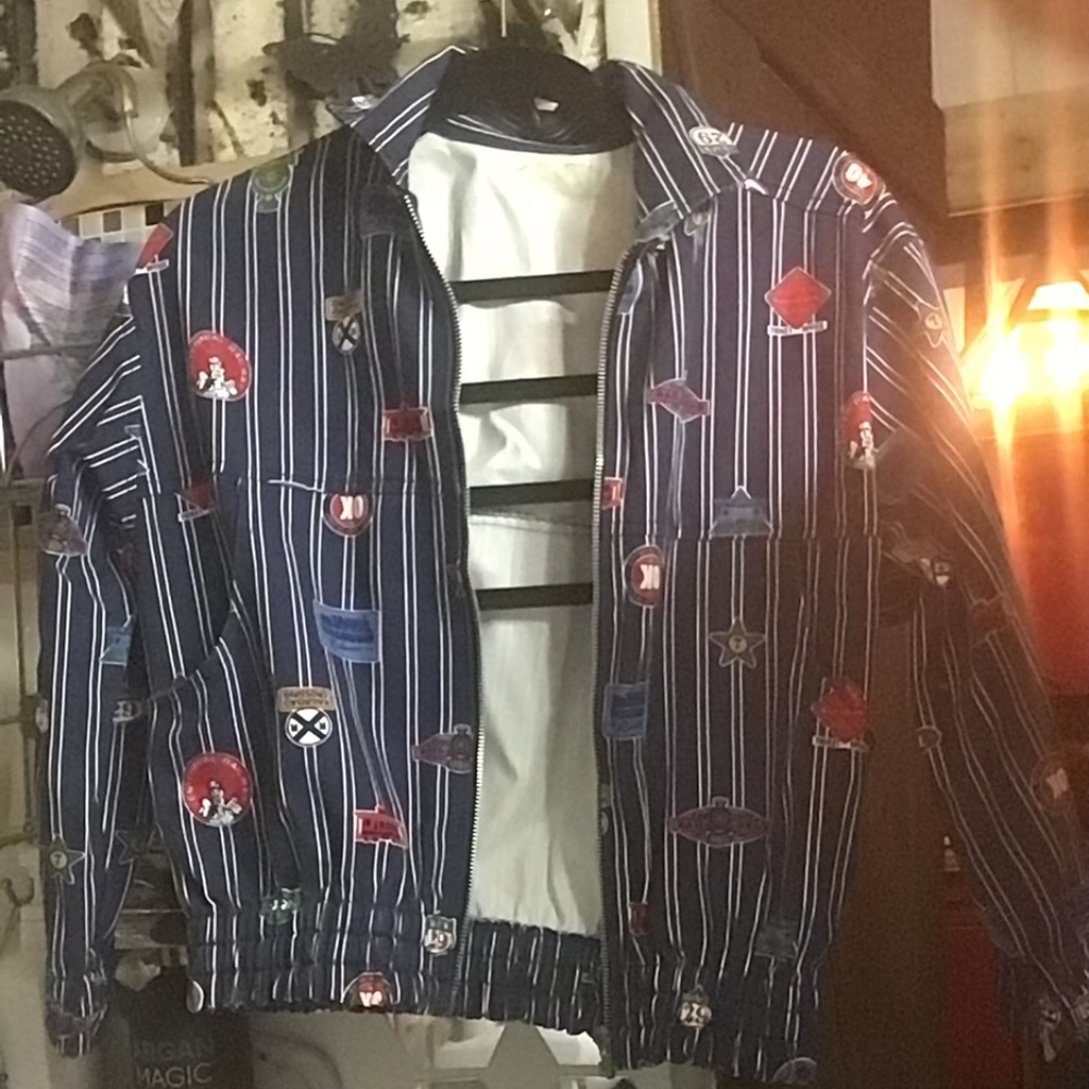 Hand made train jacket sz 7/8